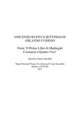 Vincenzo Ruffo - Settings from 'Orlando Furioso'